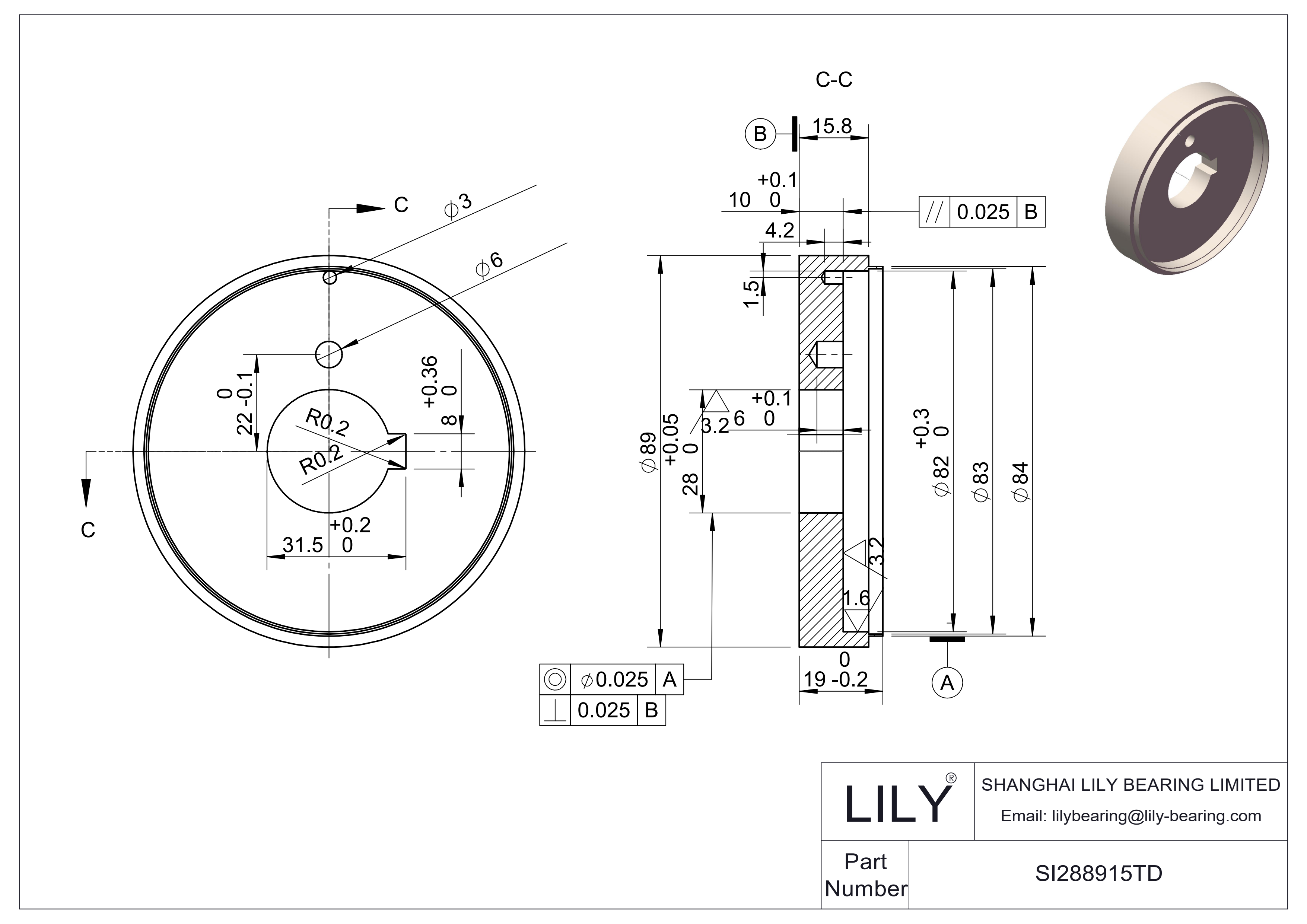 SI288915TD Silicon Nitride (Si3N4) Components cad drawing